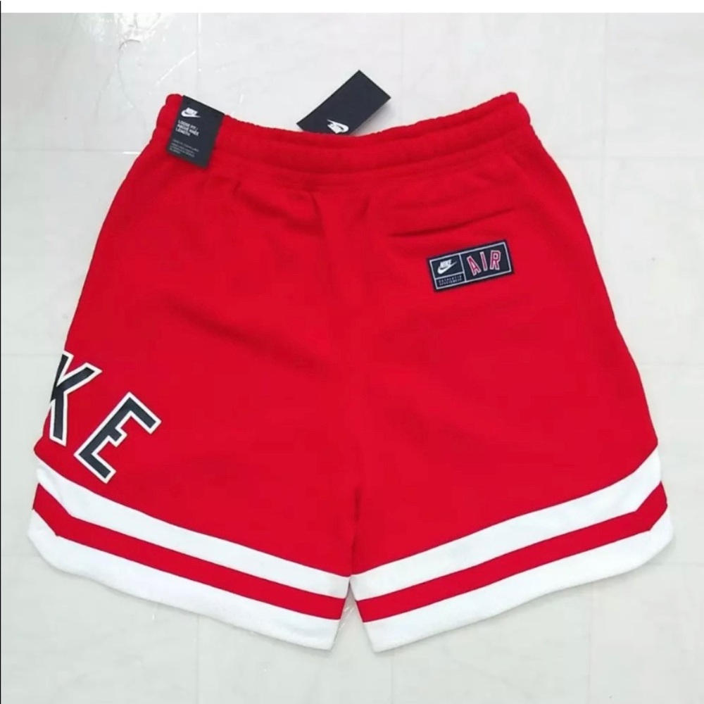 Nike Air Fleece Shorts Red Sail US Men's Size M.